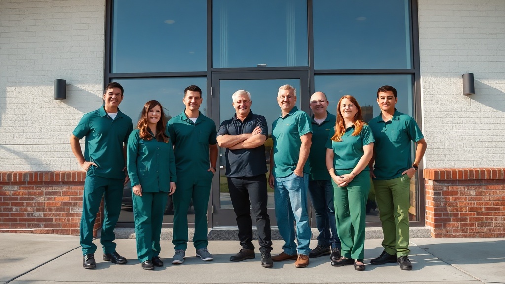 Green Clean Janitorial commercial cleaning team