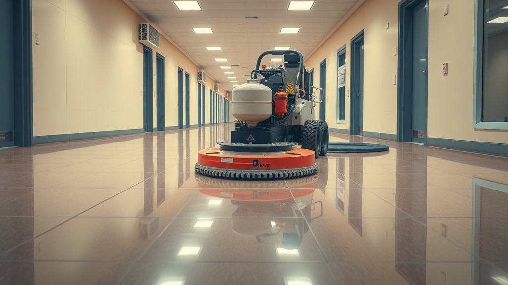 Commercial Floor Care, crew at work